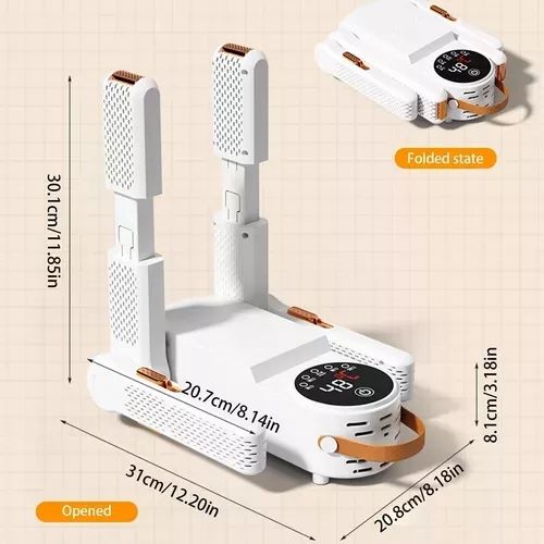 SECADOR DE TENIS ZAPATOS ESTERILIZADOR UV