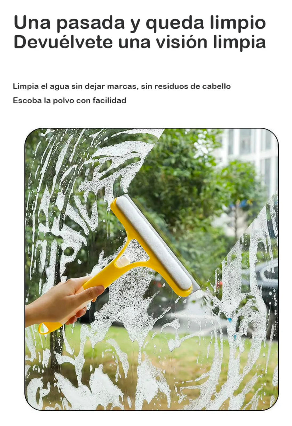 Limpia vidrio ventanas spray