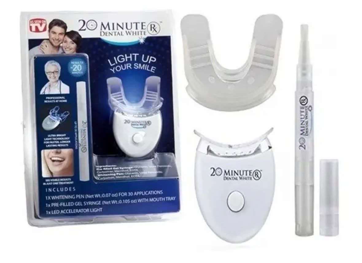 BLANQUEADOR DENTAL DENTAL WHITE 20 MIN