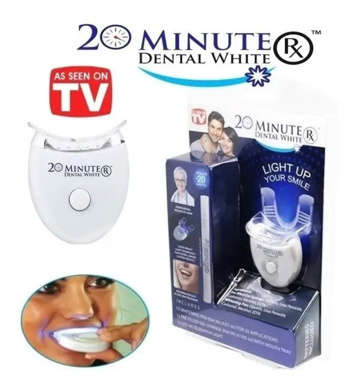 BLANQUEADOR DENTAL DENTAL WHITE 20 MIN