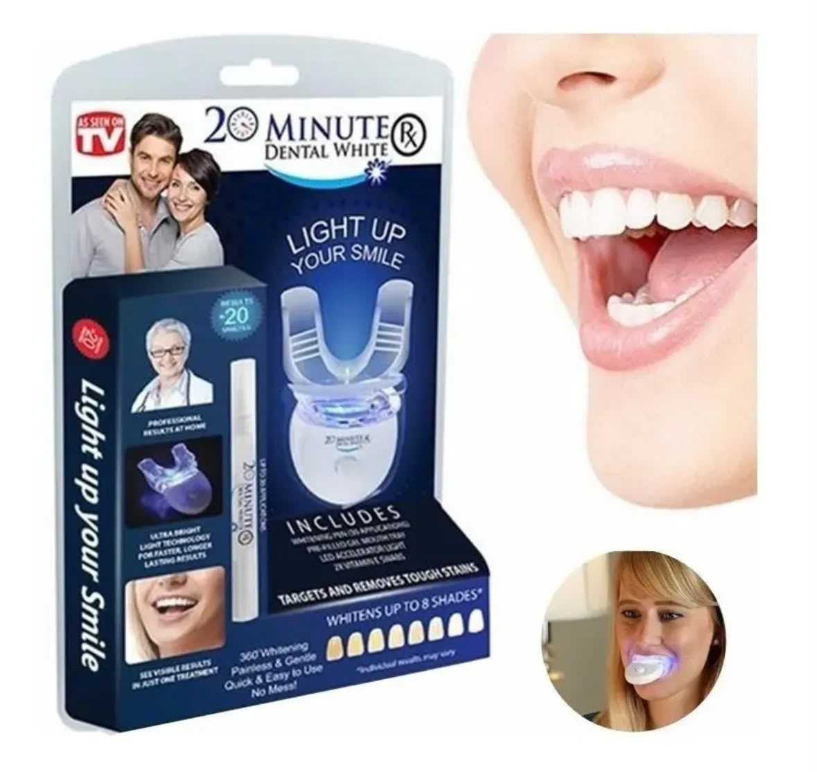 BLANQUEADOR DENTAL DENTAL WHITE 20 MIN