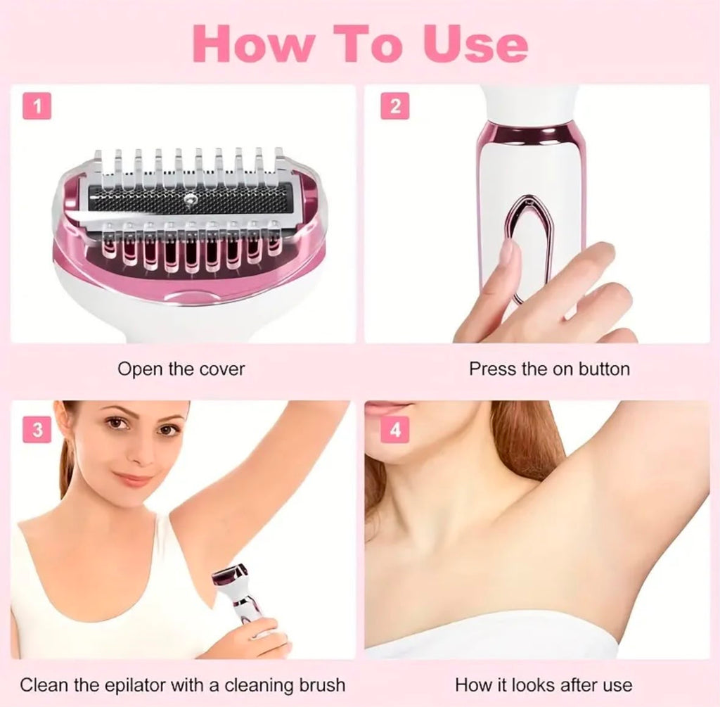 DEPILADORA 4 EN 1 PARA MUJER